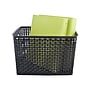 Advantus Large Weave Plastic Bin, Black, 2/Pack (AVT40328)~#|#~sp41694218_sc7