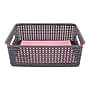 Advantus Weave Plastic Bin, Black, 2/Pack~#|#~sp41694227_sc7
