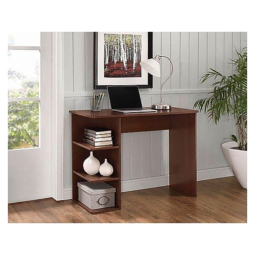 Easy2Go Student 40" Casual Desk, Dark Wood (WEOF0146CC) Staples