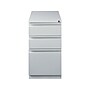 Staples 3-Drawer Mobile Vertical File Cabinet, Letter Size, Lockable, 27.75"H x 15"W x 23"D, Light Gray (ST60427-CC)~#|#~sp41694377_sc7