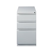 Staples 3-Drawer Vertical File Cabinet, Locking, Gray, 22.88"D (25172D)