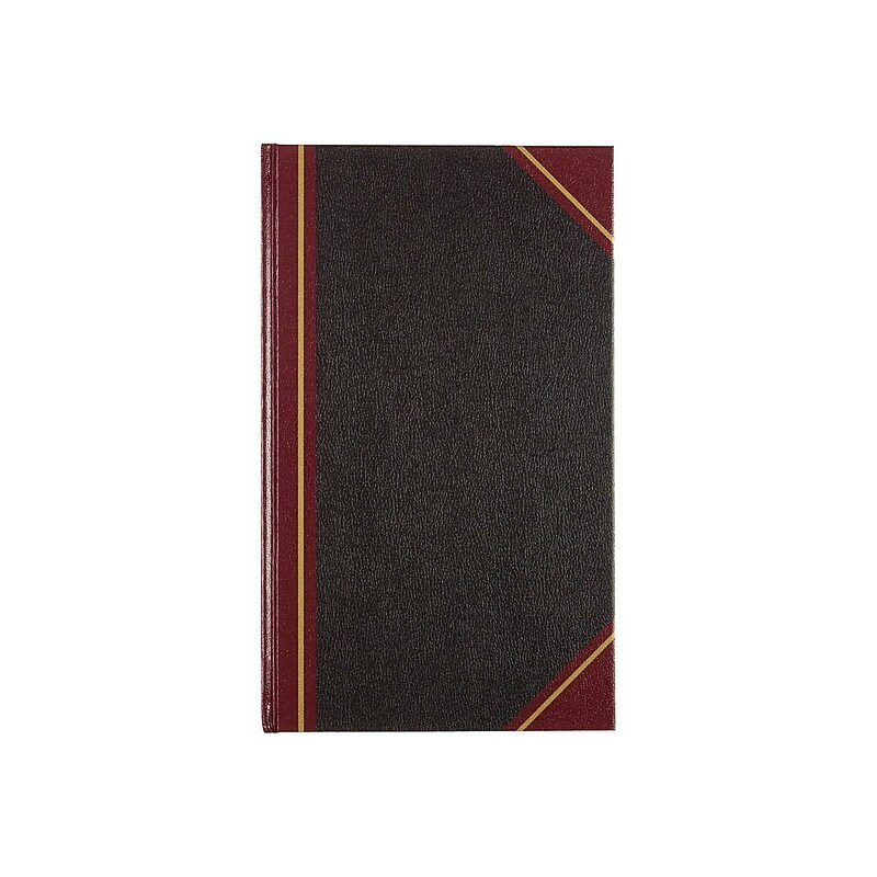National Texhide Series Record Book, 8.75" x 14.25", Black, 150 Sheets/Book (57131) image 1