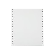 Staples Continuous Paper, 9.5" x 11", 20 lbs., White, 2500 Sheets/Carton (27125/177154)