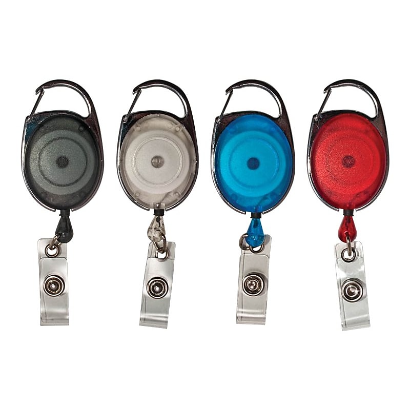 Advantus Badge Reels, Assorted Colors, 20/Pack (75552) image 1