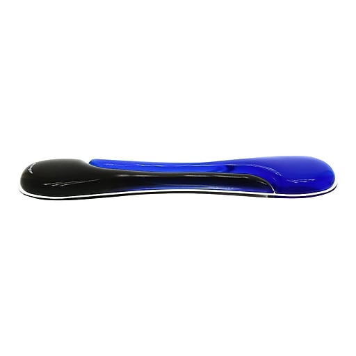 Kensington Duo Gel Keyboard Wrist Rest, Black/Blue (62397) Staples