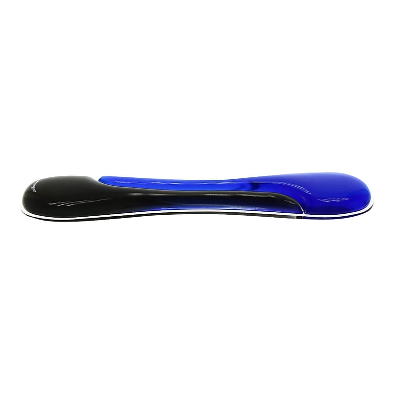 Kensington Duo Gel Keyboard Wrist Rest, Black/Blue (62397) image 1