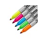 Sharpie Neon Permanent Markers, Fine Tip, Assorted Neon, 5/Pack (1860443)~#|#~sp41812177_sc7
