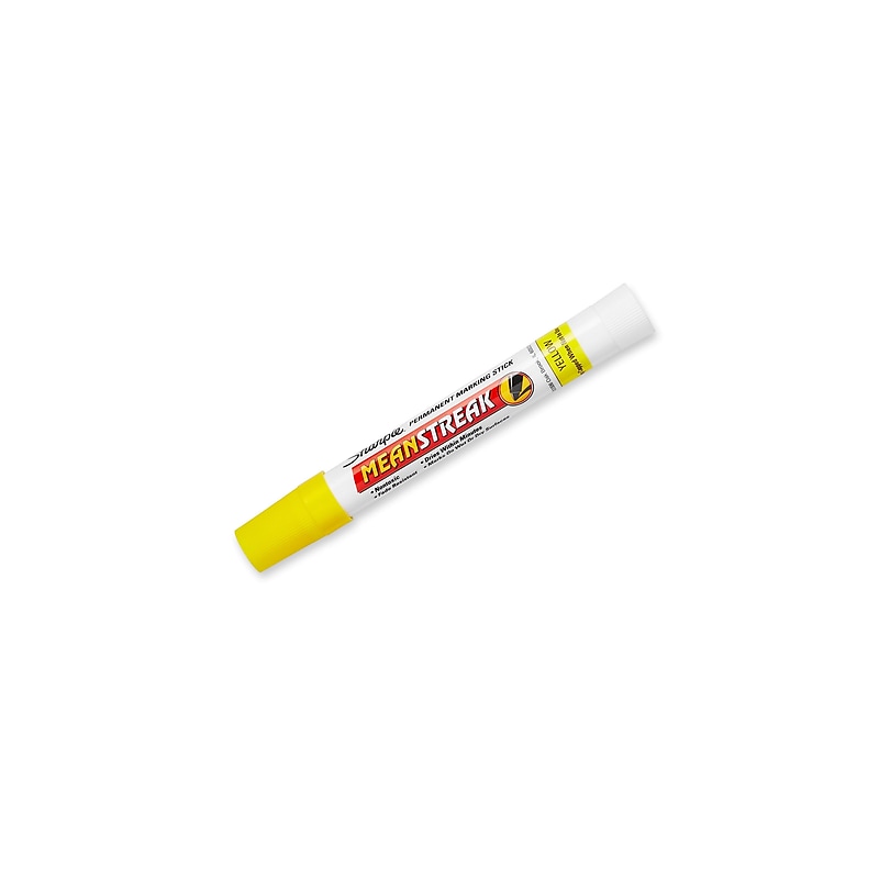 Sharpie Mean Streak Permanent Marker, Bullet Tip, Yellow  (85005) image 1