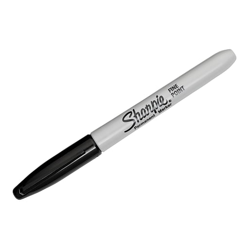 Fine Tip Permanent Marker Value Pack with (1) Bonus S-Gel 0.7 mm Black Ink  Pen, Fine Bullet Tip Markers, Black Ink, 36/Pack