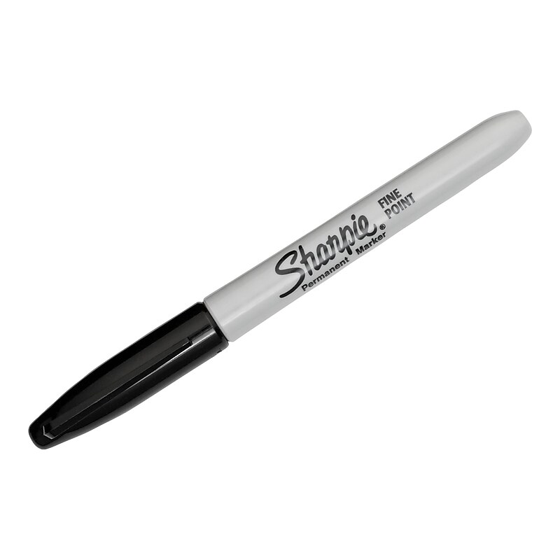 Sharpie Permanent Marker, Fine Tip, Black (30001) image 1