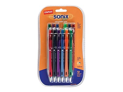 staples gel pens