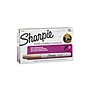 Sharpie Permanent Markers, Fine Tip, Gold Metallic, 12/Pack (1823887)~#|#~sp41816585_sc7