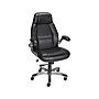 Staples Torrent Ergonomic Bonded Leather Swivel Manager Chair, Black (51283-CC)~#|#~sp41816831_sc7