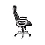 Staples Baird Ergonomic Bonded Leather Swivel Manager Chair, Black (23234)~#|#~sp41816841_sc7
