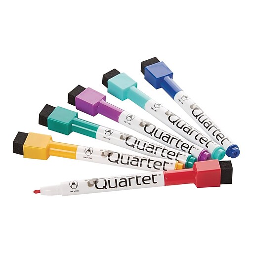 Quartet® ReWritables® Mini DryErase Markers, Fine, Assorted