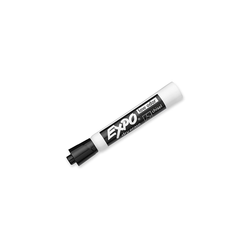 Expo Dry Erase Marker, Chisel Tip, Black (80001) image 1