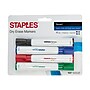 Staples Remarx Dry Erase Markers, Chisel Point, Assorted, 4/Pack (29205)~#|#~sp41817016_sc7