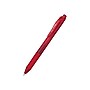 Pentel EnerGel-X Retractable Gel Pens, Medium Point, Red Ink, 12/Pack (BL107-B)~#|#~sp41817097_sc7