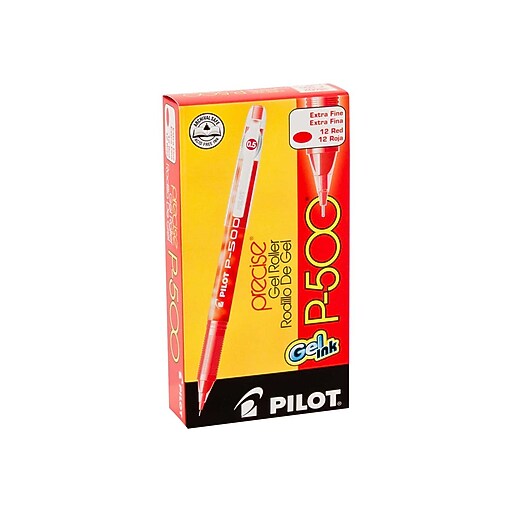 Pilot Precise P500 Gel Ink Rolling Ball Stick Pens, Extra Fine Point