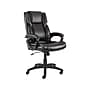 Staples Kelburne Luxura Ergonomic Faux Leather Swivel Executive Chair, Black (58226-CC)~#|#~sp41817372_sc7