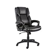 Staples Kelburne Luxura Faux Leather Computer and Desk Chair, Black (50859)