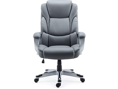 Staples Mcallum Bonded Leather Manager, Staples White Office Chairs