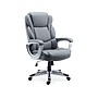 Staples Mcallum Ergonomic Bonded Leather Swivel Manager Chair, Gray (51474)~#|#~sp41817393_sc7