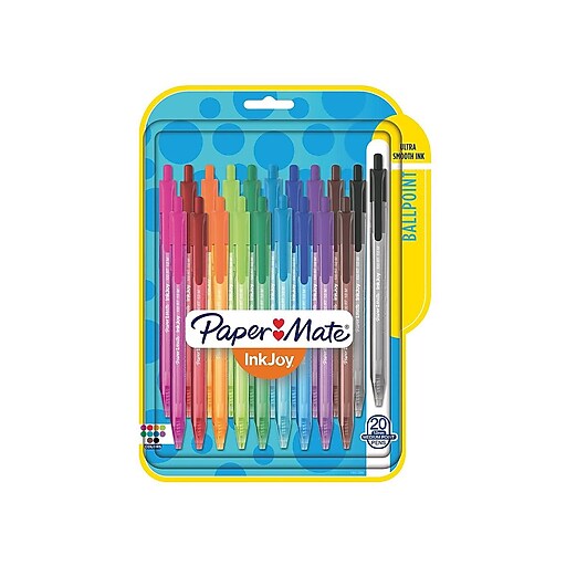 Paper Mate® InkJoy® 100RT Retractable Ballpoint Pens, Medium Point