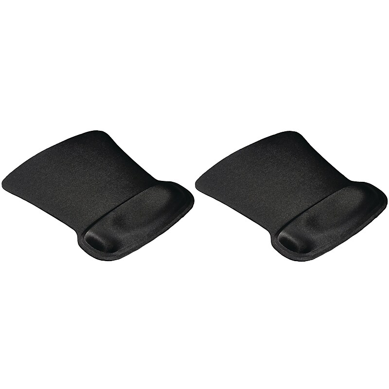 Allsop Ergoprene Gel Mouse Pad With Wrist Rest, 2/Pack (30191) image 1