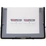 JAM Paper Fabric Portfolio Case with Elastic Closure, Clear (368331609)~#|#~sp4211013_sc7