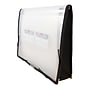 JAM Paper Fabric Portfolio Case with Elastic Closure, Clear (368331609)~#|#~sp4211015_sc7
