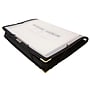 JAM Paper Fabric Portfolio Case with Elastic Closure, Clear (368331609)~#|#~sp4211016_sc7