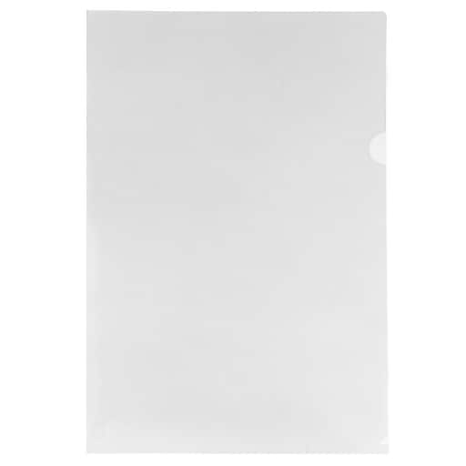 JAM Paper® Plastic Sleeves, Legal, 9" x 14 1/2", Clear, 12