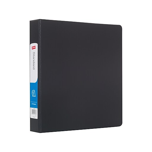 Shop Staples for 11/2" Staples® Standard Binder with DRings, Black
