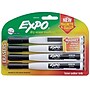 Expo Magnetic Dry Erase Markers, Fine Tip, Black, 4/Pack (1944745)~#|#~sp42113908_sc7