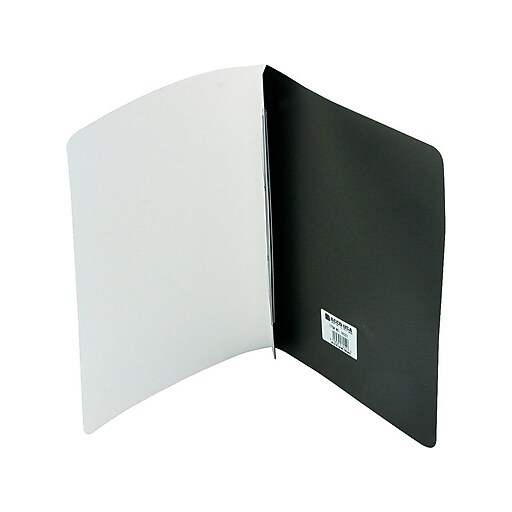 ACCO ACCOHIDE 2Prong Report Cover, Letter, Black (A7036251) Staples