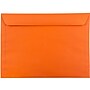 JAM Paper 9 x 12 Booklet Colored Envelopes, Orange Recycled, 100/Pack (5156772c)~#|#~sp4211419_sc7