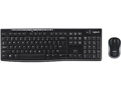 Logitech Combo MK270 Wireless Keyboard Mouse, (920-004536) Staples