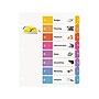 Avery Ready Index Table of Contents Paper Dividers, 1-8 Tabs, Multicolor (11133)~#|#~sp42114284_sc7