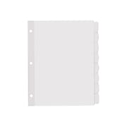 Avery Big Tab Print & Apply Label Dividers, 8-Tab, White, 4 Sets/Pack (14433)