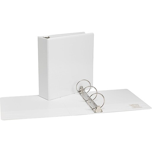 Simply Economy 3" 3Ring View Binders, White, 6/Carton (23743/21691) at