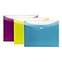 Pendaflex Dual-Pocket Snap Envelopes, Letter Size, Assorted Colors, 3/Pack (PFX 95569)~#|#~sp42114477_sc7
