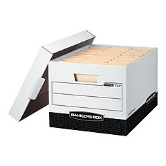 Bankers Box R-Kive® Heavy-Duty FastFold File Storage Boxes, Lift