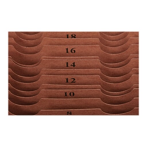 Staples® Accordion® LethaTone® Expanding Files, Letter, 131 Index, Each Staples