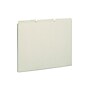 Smead Pressboard Filing Guides, 1/3-Cut, Letter Size, Gray/Green, 100/Box (50334)~#|#~sp42114682_sc7