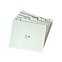 Smead Pressboard Filing Guides, 1/5-Cut Tab (A-Z), Letter Size Gray/Green, 25/Set (50376)~#|#~sp42114690_sc7