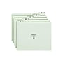 Smead Pressboard Filing Guides, 1/5-Cut Tab (A-Z), Letter Size Gray/Green, 25/Set (50376)~#|#~sp42114691_sc7