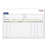 Adams 3-Part Carbonless Invoices Book, 8.44"W x 5.56"L, 50 Forms/Book, Each (ABF TC5840)