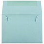 JAM Paper 4Bar A1 Invitation Envelopes, 3.625 x 5.125, Aqua Blue, 50/Pack (5157439i)~#|#~sp4211481_sc7