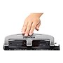 Bostitch EZ Squeeze 3-Hole Punch, 12 Sheet Capacity, Silver/Black (2101)~#|#~sp42114910_sc7